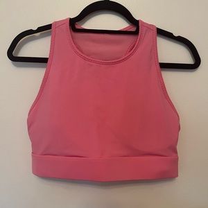 Trinity high impact bubble gum pink sports bra